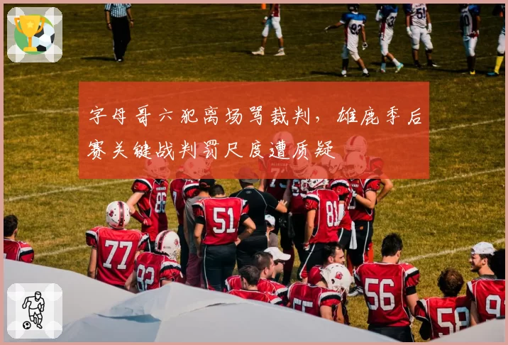 字母哥六犯离场骂裁判，雄鹿季后赛关键战判罚尺度遭质疑